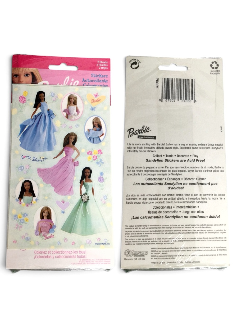 Barbie 7 Pc Glam Fashion Fans Collectors Gift Set - NWT, NWOT & Vintage items - Picture 7 of 11